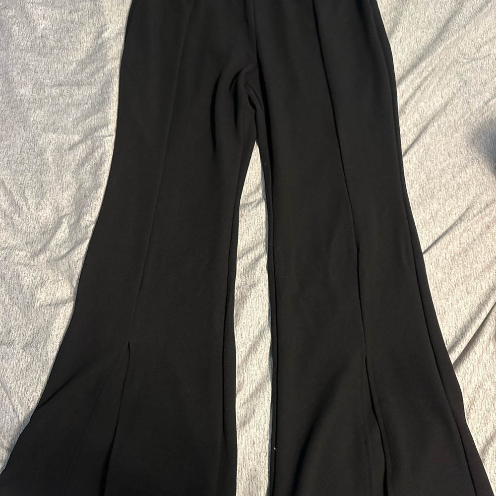 SHEIN Black Wide Leg Women's Pants